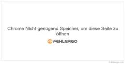 Chrome Nicht genügend Speicher, um diese Seite zu öffnen